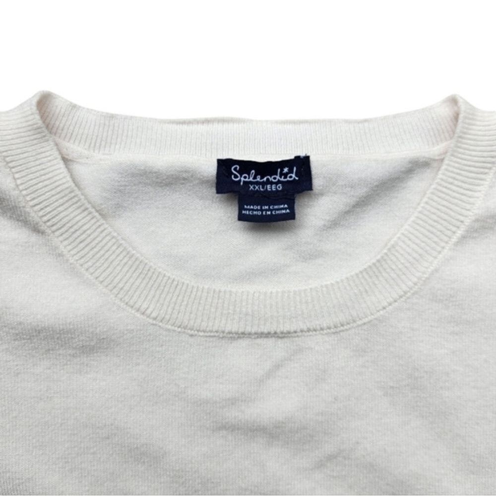 Splendid Women Supersoft Short Sleeve Sweatshirt Screwneck Cozy Boxy Fit XXL - Picture 3 of 11
